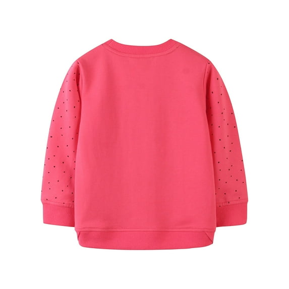 Zshosam Toddler Sweatshirt Toddler Baby Girl Boy Sweatshirt Long Sleeve Shirt Crewneck Sweater Top Fall, Red 4-5 Years