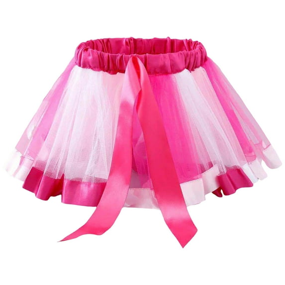 Zshosam Tutu Skirt for Toddler Girls Infant Baby Girl Tutu Skirt Toddler Girls Tulle Skirts s with Headband Size 18 24 Months,(Hot Pink 18-24 Months)
