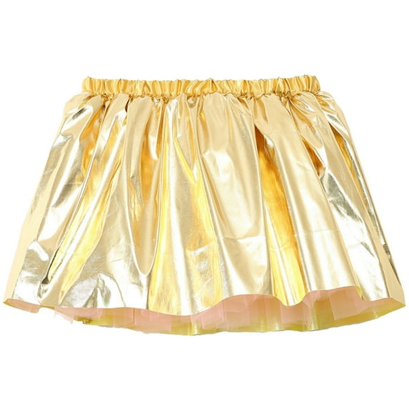 Zshosam Tutu Toddler Skirt Tutu for Toddler Girls Tulle Ballet Dance Skirt Princess Baby Kids Skort up Birthday Party Layers Size 3T 4T,(Gold 3-4 Years)