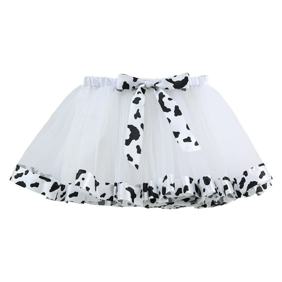 Zshosam Tutu for Toddler Girls Baby Girls Tutu Skirt Princess Fluffy Soft Tulle Ballet Birthday Party Pettiskirt (White,6-8 Years)