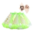 thumbnail image 1 of Zshosam Tutus for Girls Toddler Tutu Skirt for Baby Girl with Diaper Cover, Soft Baby Tutu Skort Size 2T 4T,(Green 2-4 Years), 1 of 3