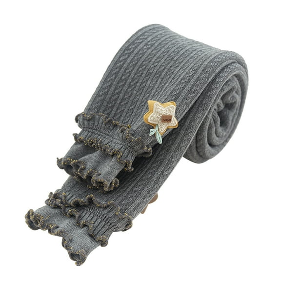 Zshosam Uniform Pants for Girls Girls Leggings Girl Stretch Pull On Ankle Length Skinny Pants for School Uniform Size 6 12 Months,(Dark Gray 6-12 Months)