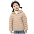thumbnail image 1 of Zshosam Winter Coat Toddler Girl Baby-Girls And Toddler Heavy Winter Jacket,Wind-resistant Water-resistant Shell,Fleece Inner Size 12T 13T,(Khaki 12-13 Years), 1 of 8