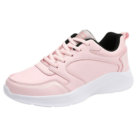 Zshosam Women's Jogger Sneakers, Wide Width Available(Pink,Size38)
