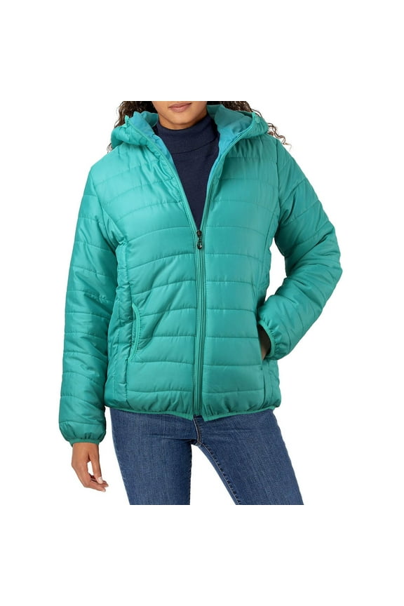 Women's Ultra-Light REAL DOWN Jacket Packable Puffer Coat(BU2,XXL)
