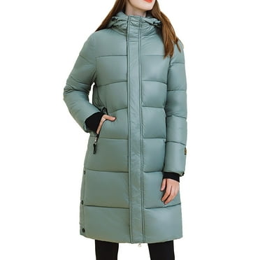 Zshosam Womens Signature Winter Down Puffer Jacket(Blue,L)