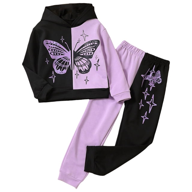 all day ease fleece pullover + sweatpant set | black main image 0