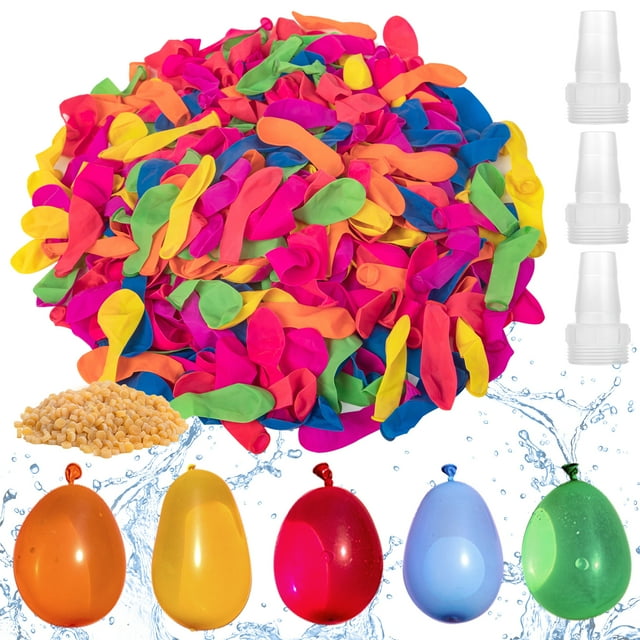 Zsiparty 1500 Pack Water Balloons with Refill Kits, Summer Outdoor
