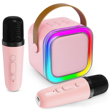 Sound Portable Mini Upgraded Mini Karaoke Machine for Kids, Portable Bluetooth Speaker with ...
