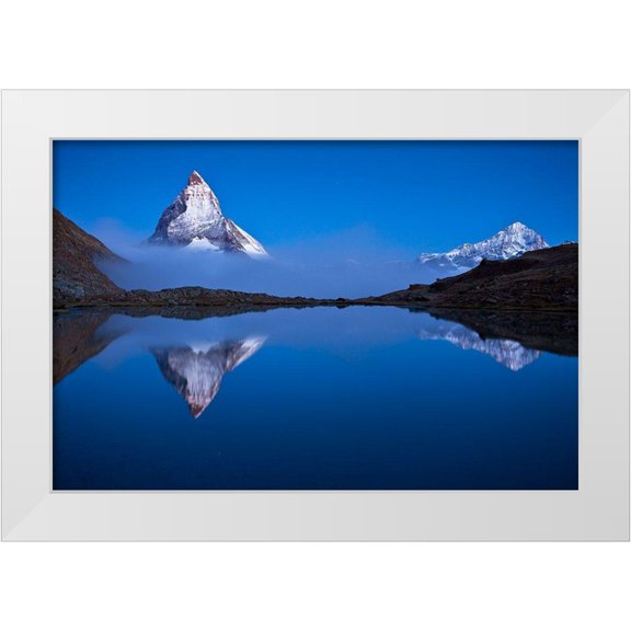 Zsolt Andras, Szabo 14x11 White Modern Wood Framed Museum Art Print Titled - Night Mirror