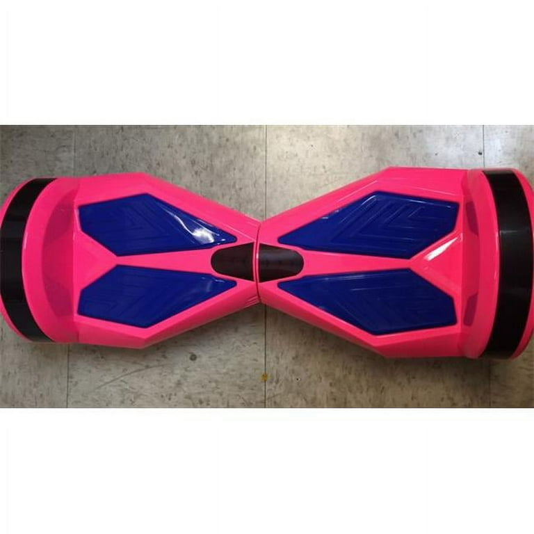 Zstar Wheel 8 in. Smart Balance Wheel with Bluetooth Speaker Pink Red 2 Pack