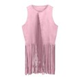 thumbnail image 1 of Zszcpp Athletic Tank Top For Girl Role Play Party Vest Performance Hippie Fringe Western Cow Tassel Blouse Girls Casual Tops, 1 of 4