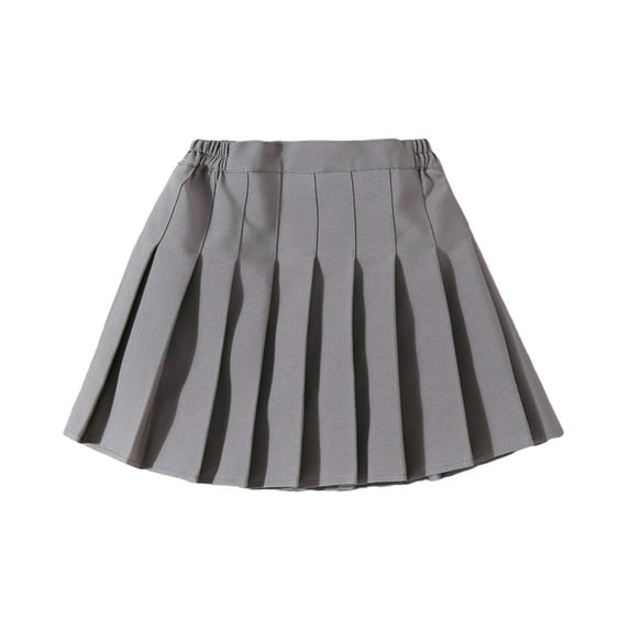 Zszcpp Baby Girl Skirts Slim Waist Tennis Pleated Skirt Leisure High Waist A-Line Going Out Holiday Casual Skirts