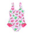 thumbnail image 1 of Zszcpp Bikini Set For Infant Girl Cartoon Prints Ruffles 1 Piece Beach Sleeveless Seaside Fitted Adorable Swimwear Bathing Suits, 1 of 7