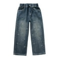thumbnail image 1 of Zszcpp Girl'S Casual Pants Comfortable Wide Leg Regular Jeans Straight Barrel Outdoor Lightweight Loose Trousers Casual Trouser, 1 of 9