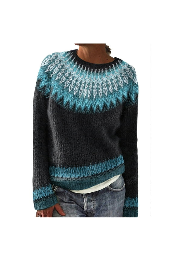 Going Out Tops For Men Knitted Vintage Long Sleeve Leisure Softable Plus Size Loose Winter Sweaters Blouse Casual Blouses