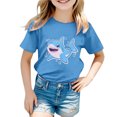 thumbnail image 1 of Zszcpp Graphic T Shirts For Newborn Girl T-Shirt Relaxation Ocean Animal Print Slim Fit Tee Short Sleeve Blouse Girls Tops, 1 of 5