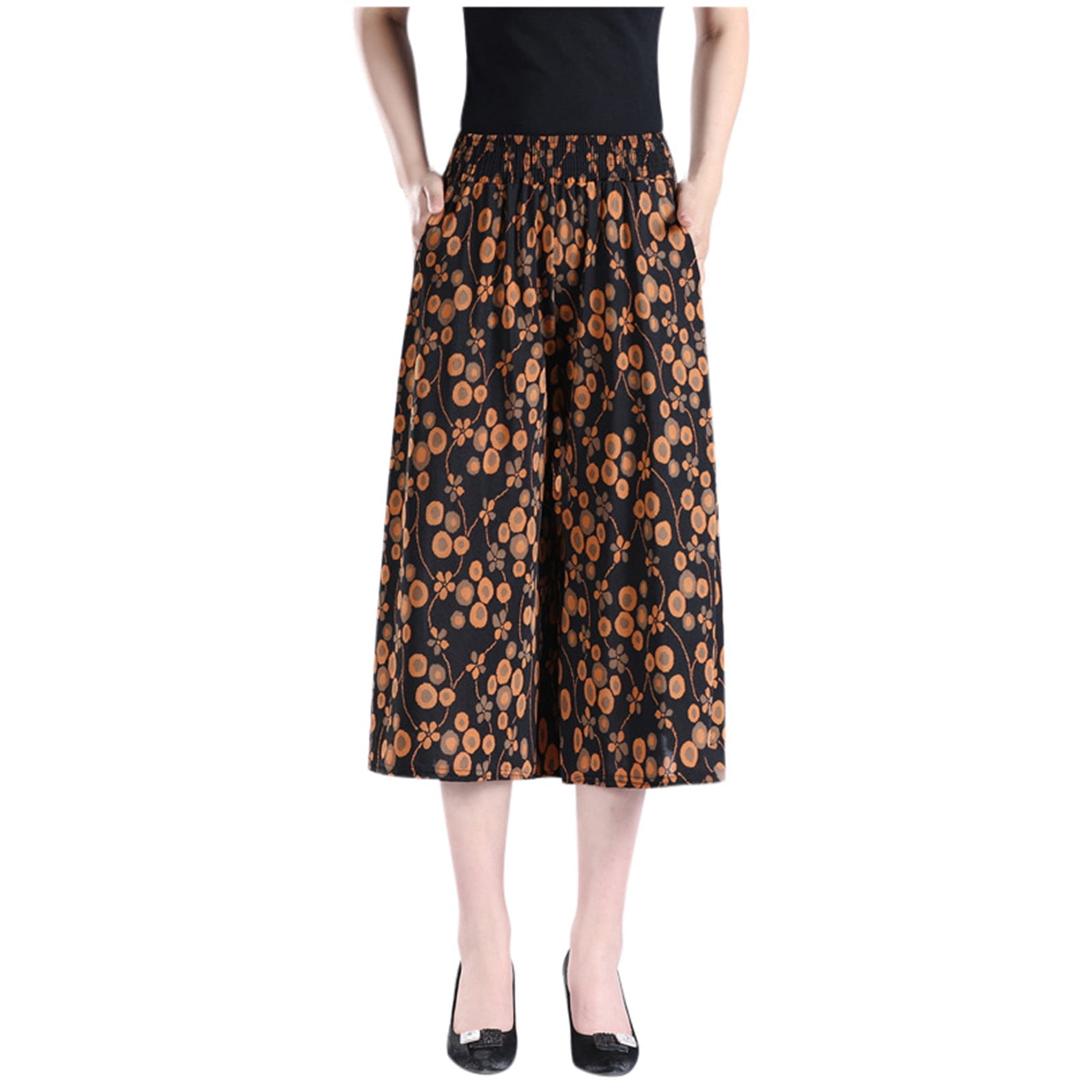 ZINNA™ – Comfy High Waist Wide Flow Pants main image 1