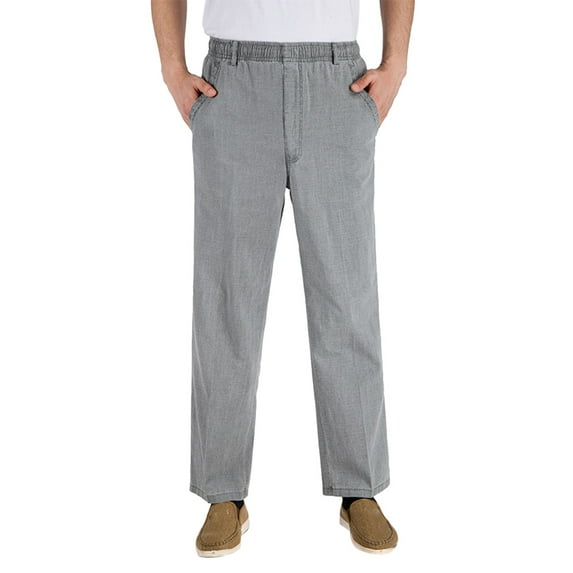 Zszcpp Men'S Casual Pants Lightweight Cotton Baggy Stright Barrel Loose Plus Size Refreshing Recreation Trousers Casual Trouser