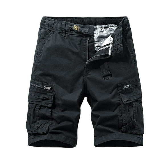 Zszcpp Men'S Shorts Casual Relaxed Fit Cargo Shorts Pocket Vintage Style Daily Life Versatile Lounge Trousers Casual Trouser