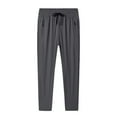 thumbnail image 1 of Zszcpp Mens Athletic Pants Drawstring Breathable Long Leisure Daily Life Baggy Simple Style Large Size Trousers Casual Trouser, 1 of 3