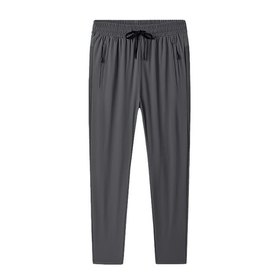 Zszcpp Mens Athletic Pants Drawstring Breathable Long Leisure Daily Life Baggy Simple Style Large Size Trousers Casual Trouser