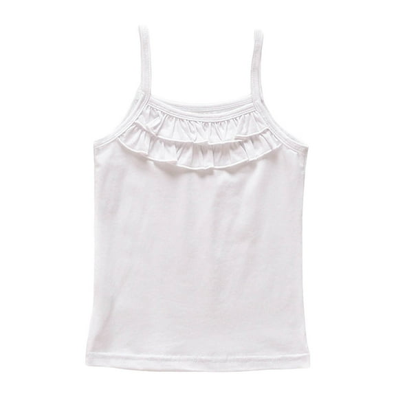 Zszcpp Summer Tank Top For Baby Girl Thin Base Underwear Sweatshirt Refreshing Sleeveless Daily Life Blouse Girls Casual Tops
