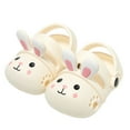 thumbnail image 1 of Zszcpp Toddler Slippers Girls Boys Cartoon Bunny Round Toe Soft Soled Print Outdoor Comfortable Lightweight Kids Shoes, 1 of 4