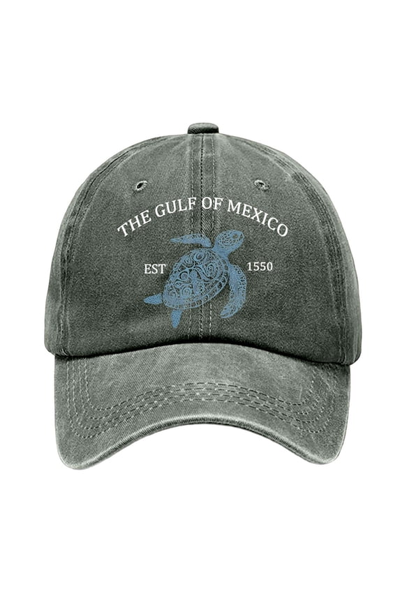 Wide Brim Hats For Women Baseball Hats Regular Style Comfort Cartoon Sea Turtle Letter Print Going Out Caps