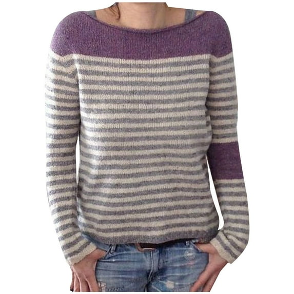 Zszcpp Women Tops Casual Men Sweaters Winter Fall Print Suitable Round Neck Lovely Long Sleeve Knitted Sweater Blouse
