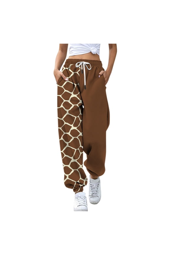 Womens Athletic Pants Sweatpants Closed Rope Buched Long Regular Relaxed Fit Baggy Long Sports Trousers Casual Trouser