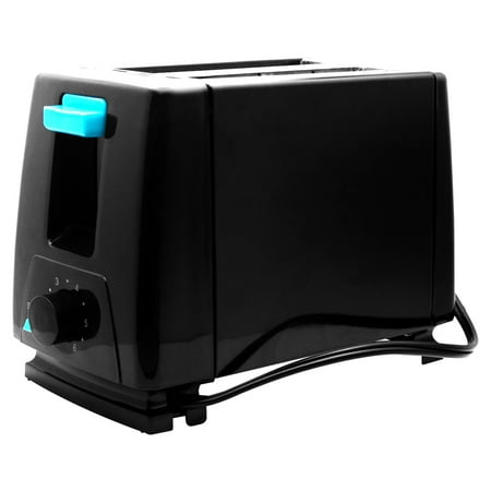 Ztech Compact 2-Slice Toaster, Silver with 6 Shade Settings