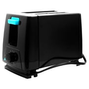 Ztech Compact 2-Slice Toaster, Silver with 6 Shade Settings