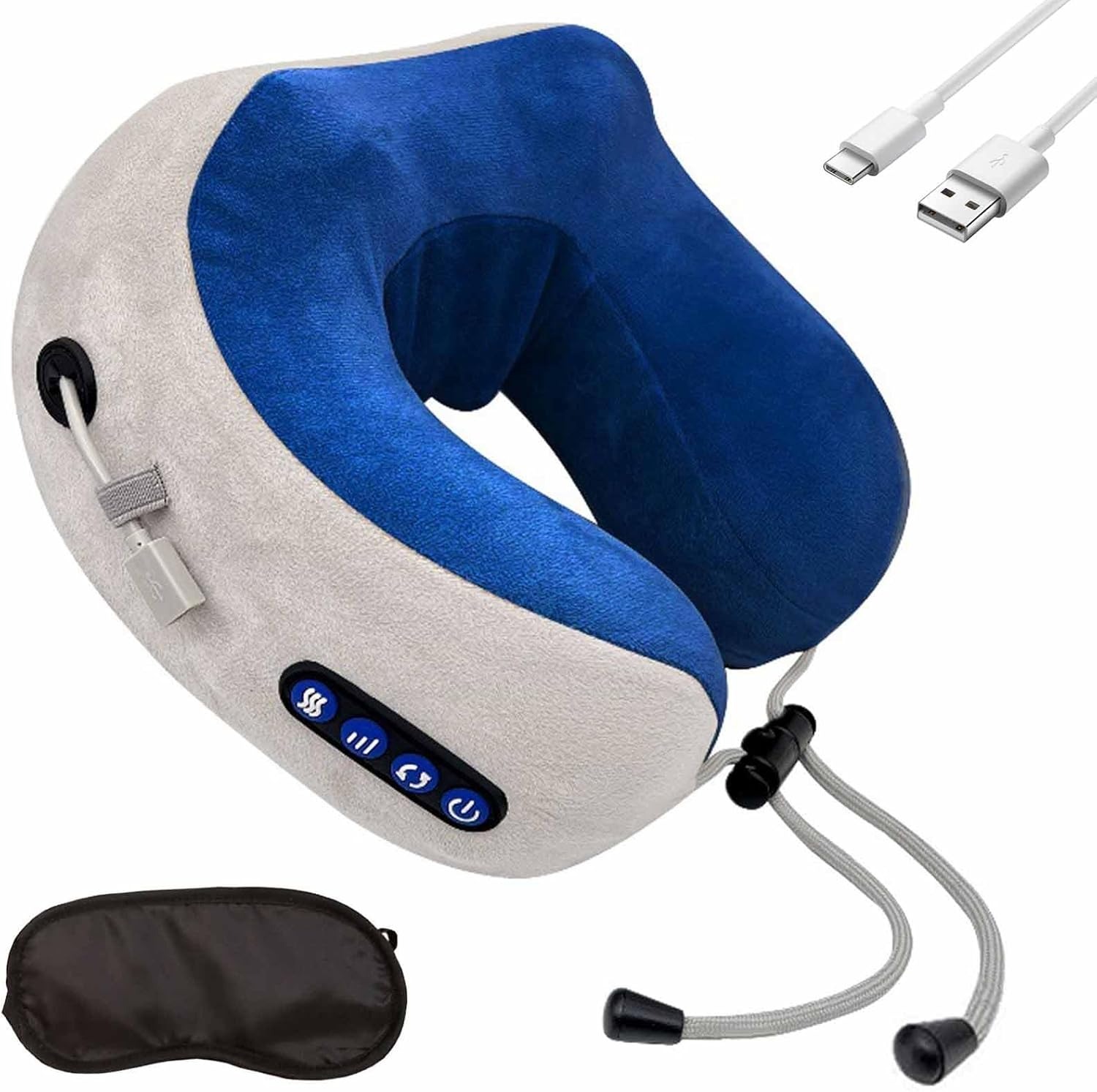 Ztech Massage Pillow, Electric Neck Massager, Portable Heated Kneading