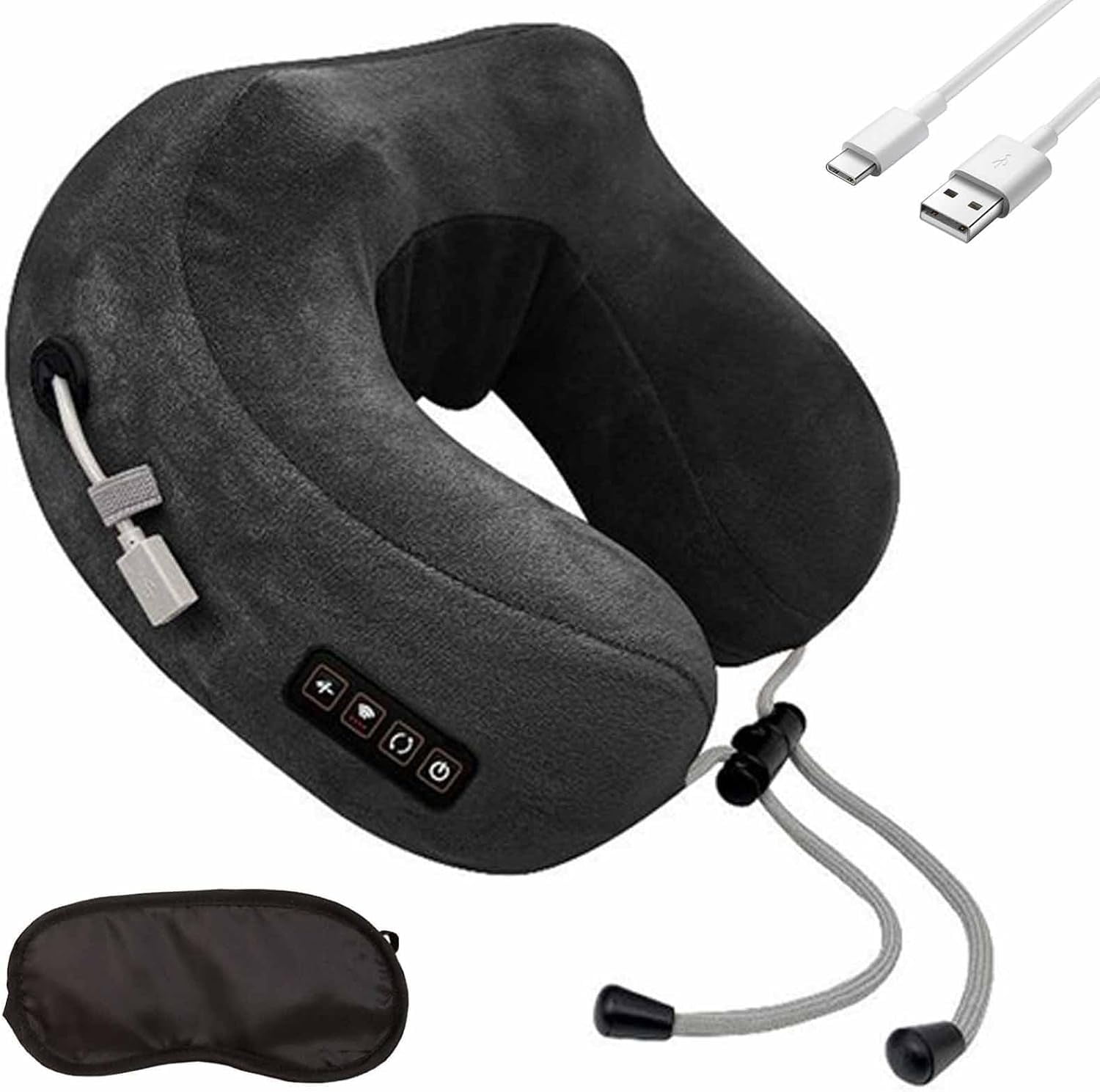 Ztech Massage Pillow, Electric Neck Massager, Portable Heated Kneading