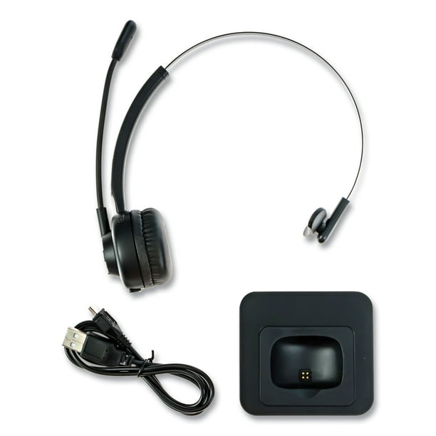 ZuM BT Mobile Office Monaural Over The Head Headset, Black ZuM BT Mobile Office Monaural Over The Head Headset, Black