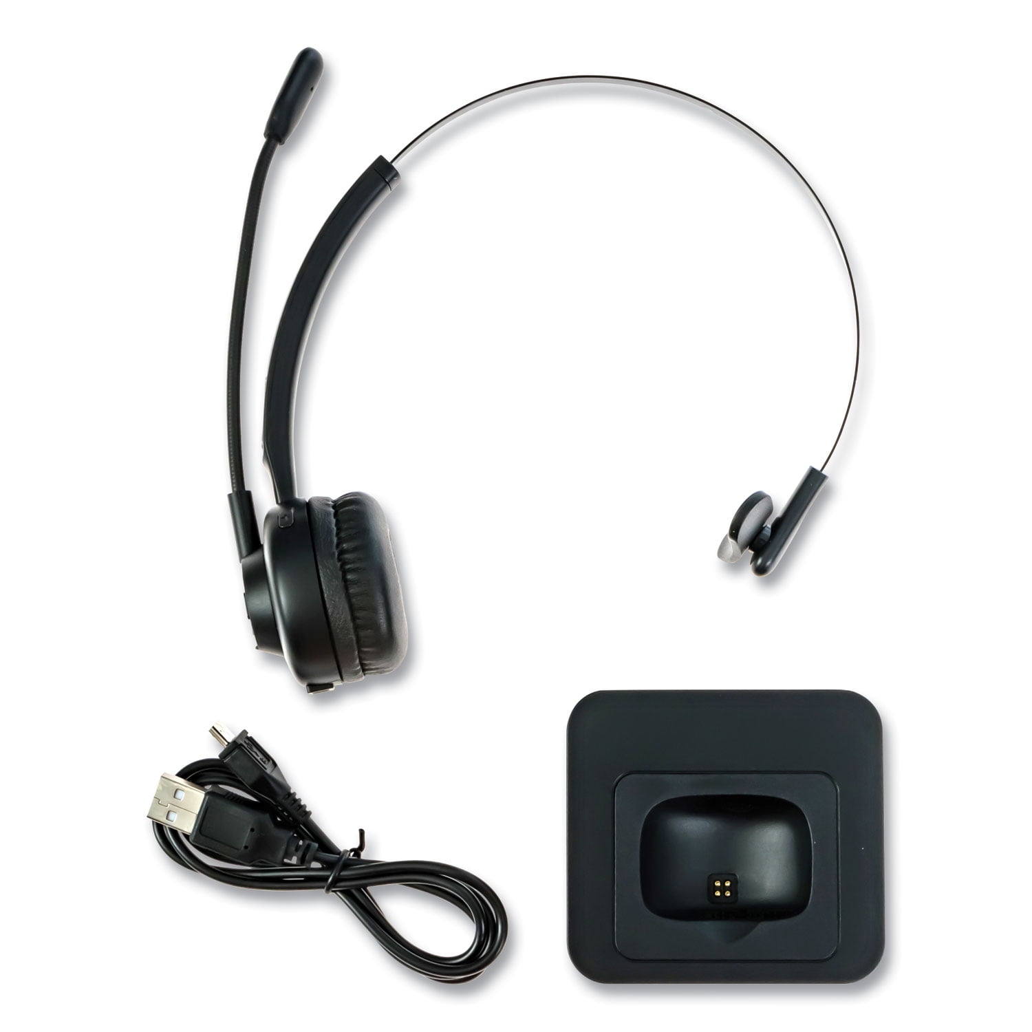 ZuM BT Mobile Office Monaural Over The Head Headset, Black ZuM BT Mobile Office Monaural Over The Head Headset, Black
