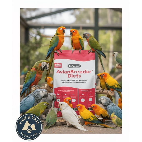 ZuPreem FruitBlend Breeder Medium & Large Birds 40 lbs Breeding Bird Food