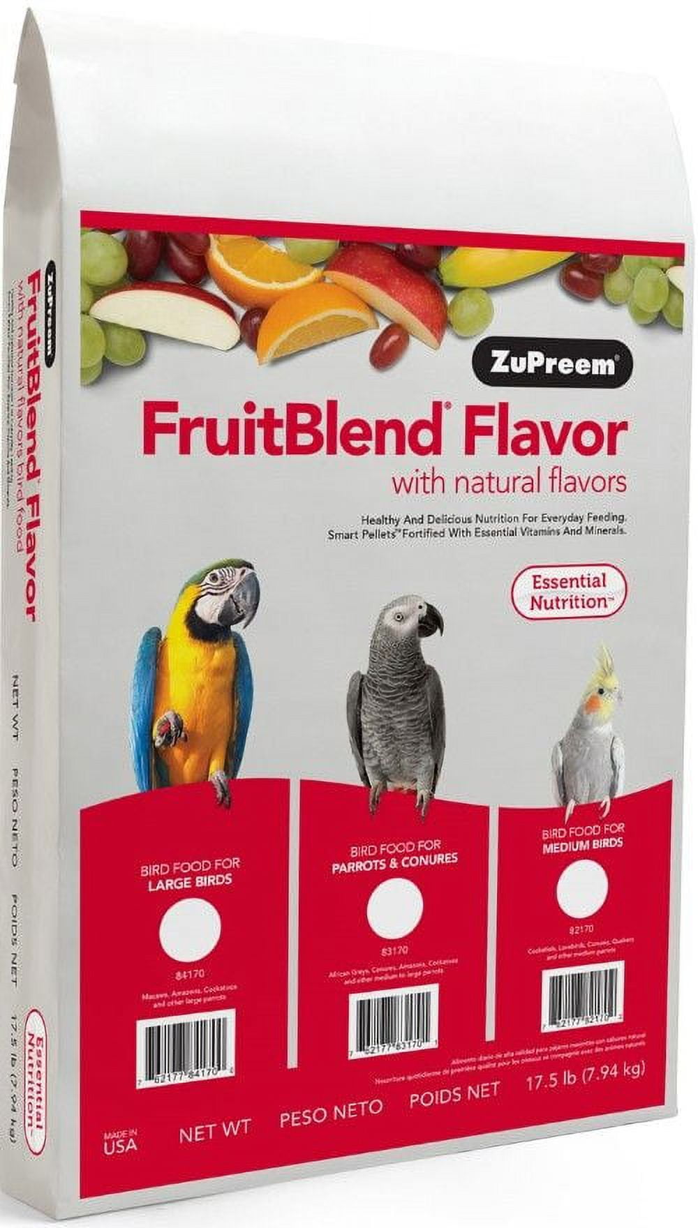 ZuPreem FruitBlend Bird Food