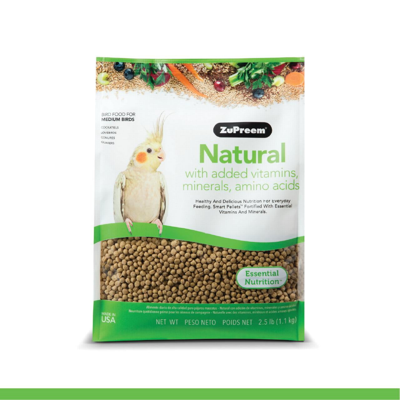 ZuPreem® Natural Bird Food