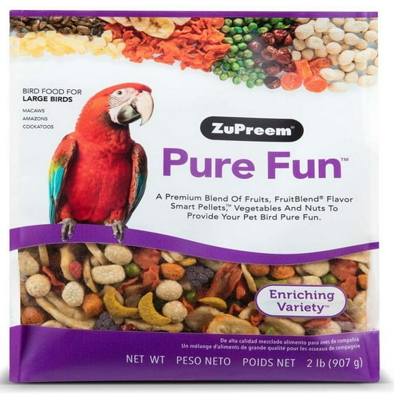 ZuPreem Pure Fun Enriching Seed Blend for Large Birds
