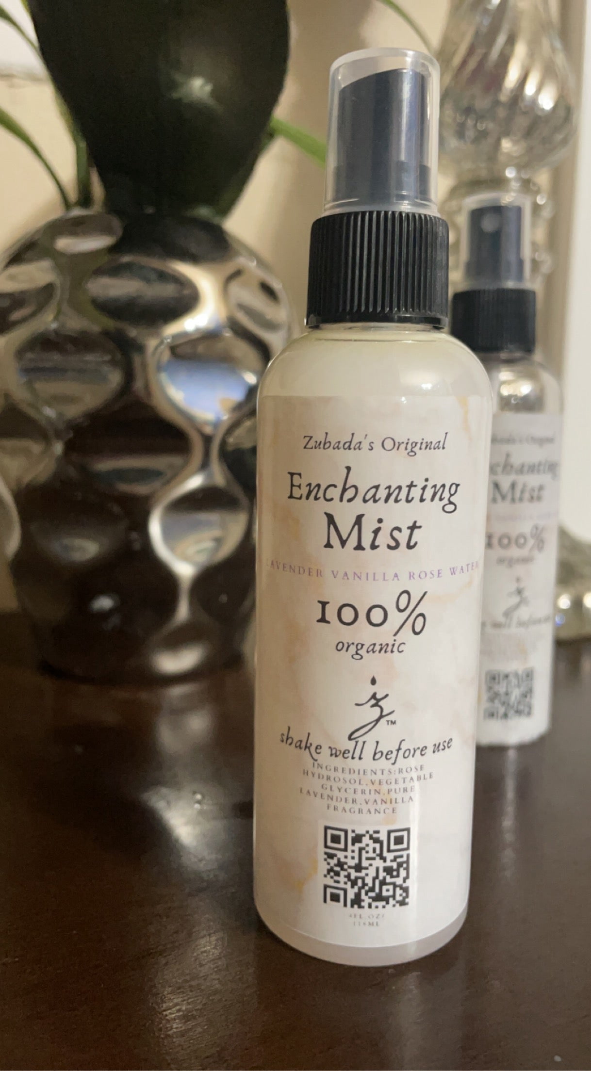 Zubada's Lavender Vanilla Rose Water