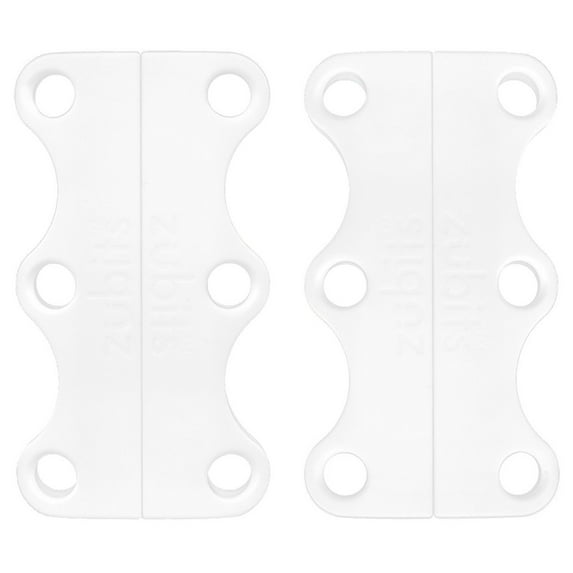Zubits Magnetic Shoe Lace Closure System - Size 2 - White