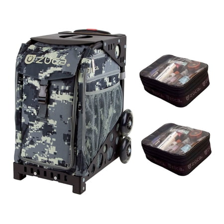 Zuca 18" Sport Bag - Anaconda with 2 Small Utility Pouch (Black Frame)
