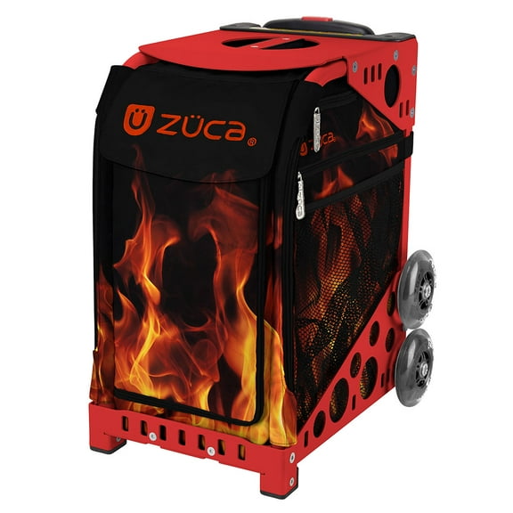 Zuca 18" Sport Bag - Blaze with Flashing Frame (Red Frame)