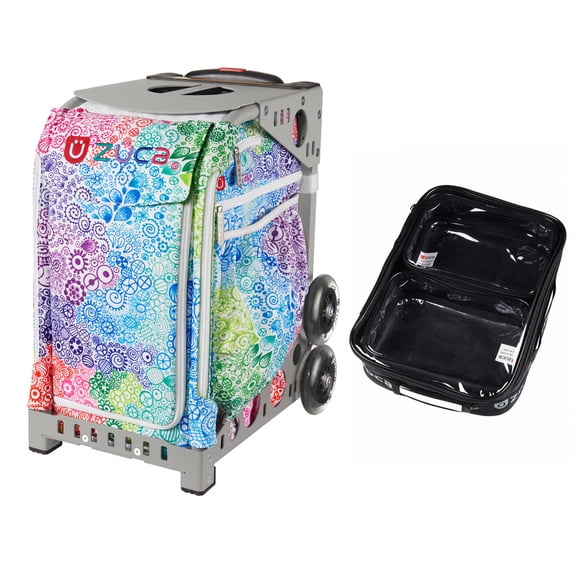 Zuca 18" Sport Bag - Explosion with 1 Large and 2 Mini Utility Pouch (Gray Frame)