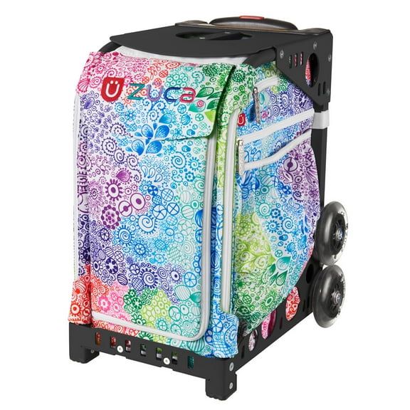 Zuca 18" Sport Bag - Explosion with Flashing Wheels (Black)