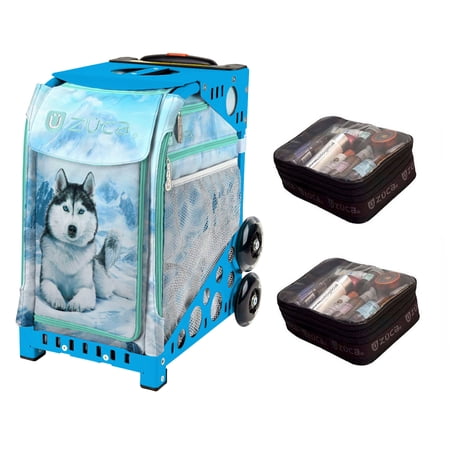 Zuca 18" Sport Bag - Husky with 2 Small Utility Pouch (Blue Frame)
