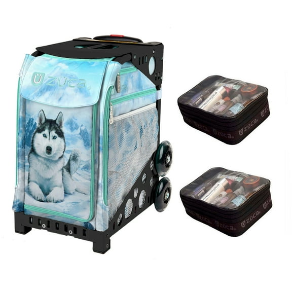 Zuca 18" Sport Bag - Husky with Two Small Utility Pouch (Black Frame)