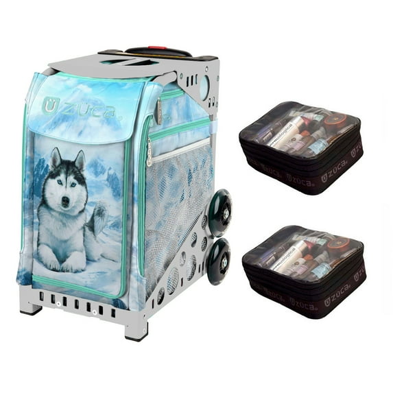 Zuca 18" Sport Bag - Husky with Two Small Utility Pouch (Gray Frame)